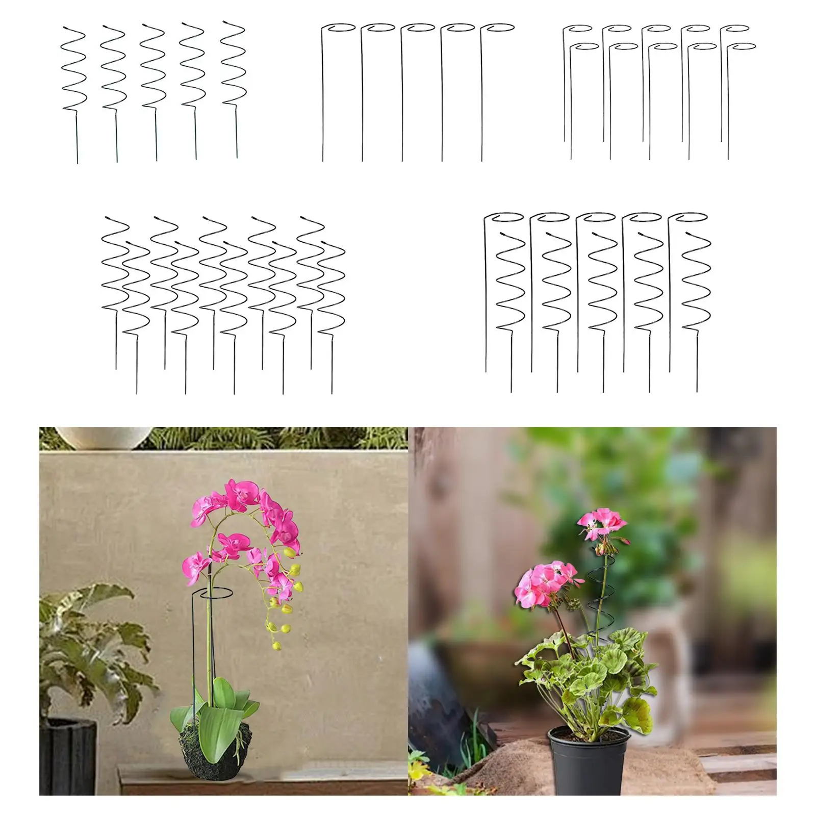 

Climbing Plant Stakes Ornament Multifunctional Easy Installation Racks Space Saving Tools for Outdoor Yard Backyard Lawn Fruits