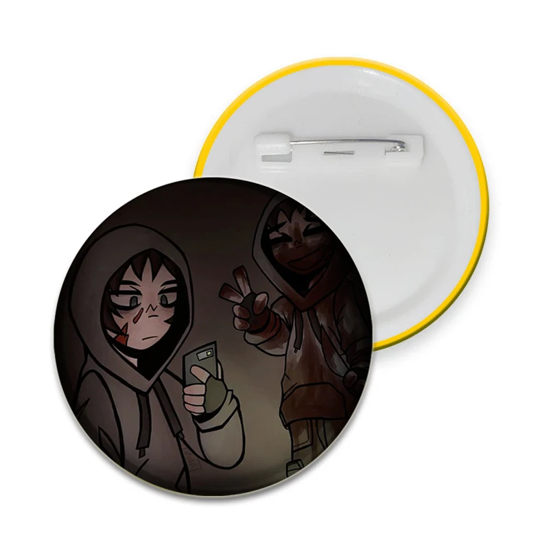 32/44/58mm Game Cry of Fear Button Pin Simon Henriksson Creative Cute Art Badge for Backpack Decor Gift for Friends