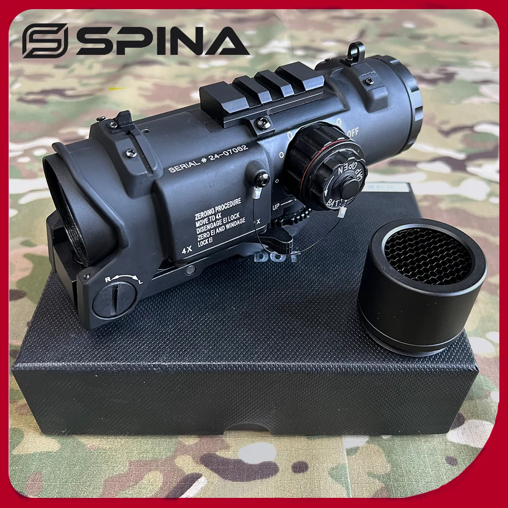 

1x-4x Fixed Dual Purpose Rifle Scope Sight Red/green illuminated Red Dot Sight