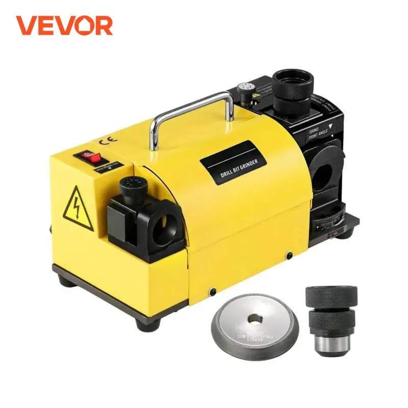 VEVOR Drill Bit Sharpener MR-13A MR-13B MR-20G Sharpening Angle Grinder ER20 ER25 Collects Belt Grinder For Factories Workshop