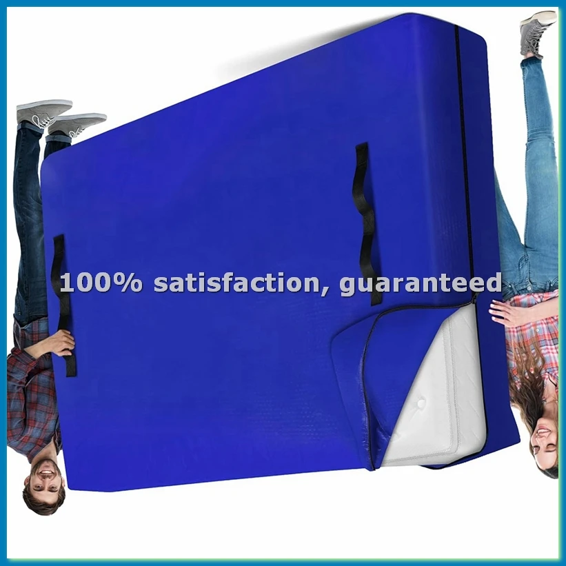 

Чехлы для матрасов при переезде - Чехол для матраса Queen-размера для переезда - Многоразовый водонепроницаемый тент с ручками - A33R