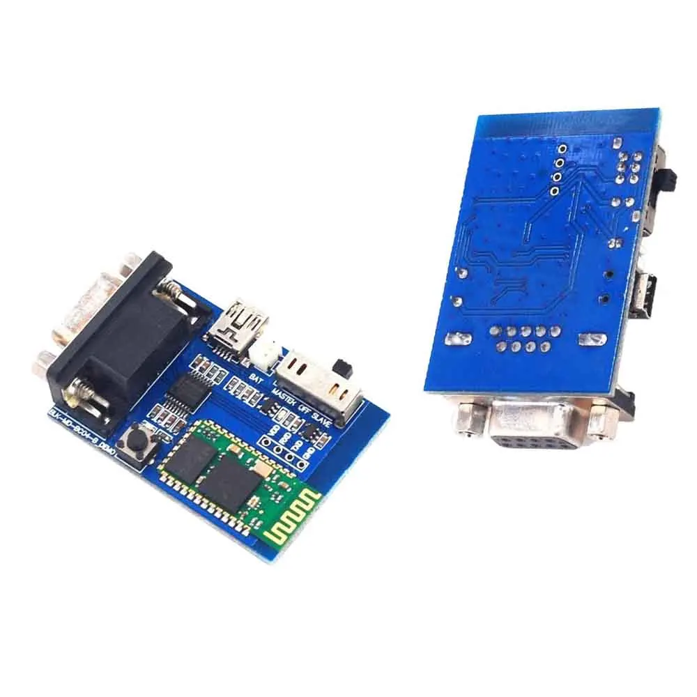 RS232 Wireless Data Transmission Adapter BC‑04 BT Serial Port Module 15M Transmission Distance 5V Mini USB for Industrial