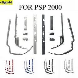 cltgxdd 1set FOR PSP 2000 shell plastic frame plastic button frame switch power button strip red blue black grey silver