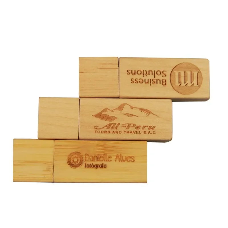 50 Stuks Custom Logo Pen Drive Echte Capaciteit Houten Usb Flash Drives Geheugenstick 64Gb/32Gb/16Gb/8Gb/4Gb Pendrive