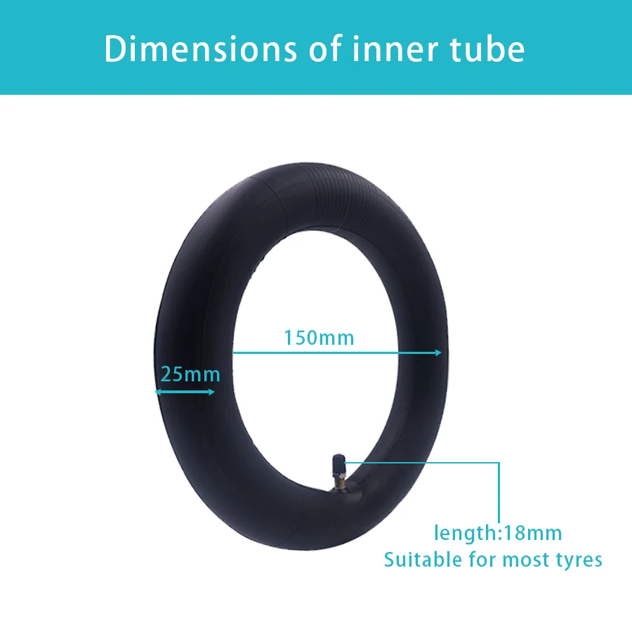 10PC Electric Scooter 8 1/2x2 Inflatable Tyre Inner Tube for Xiaomi M365/Pro KickScooter Pneumatic Camera Tires Anti-slip Parts