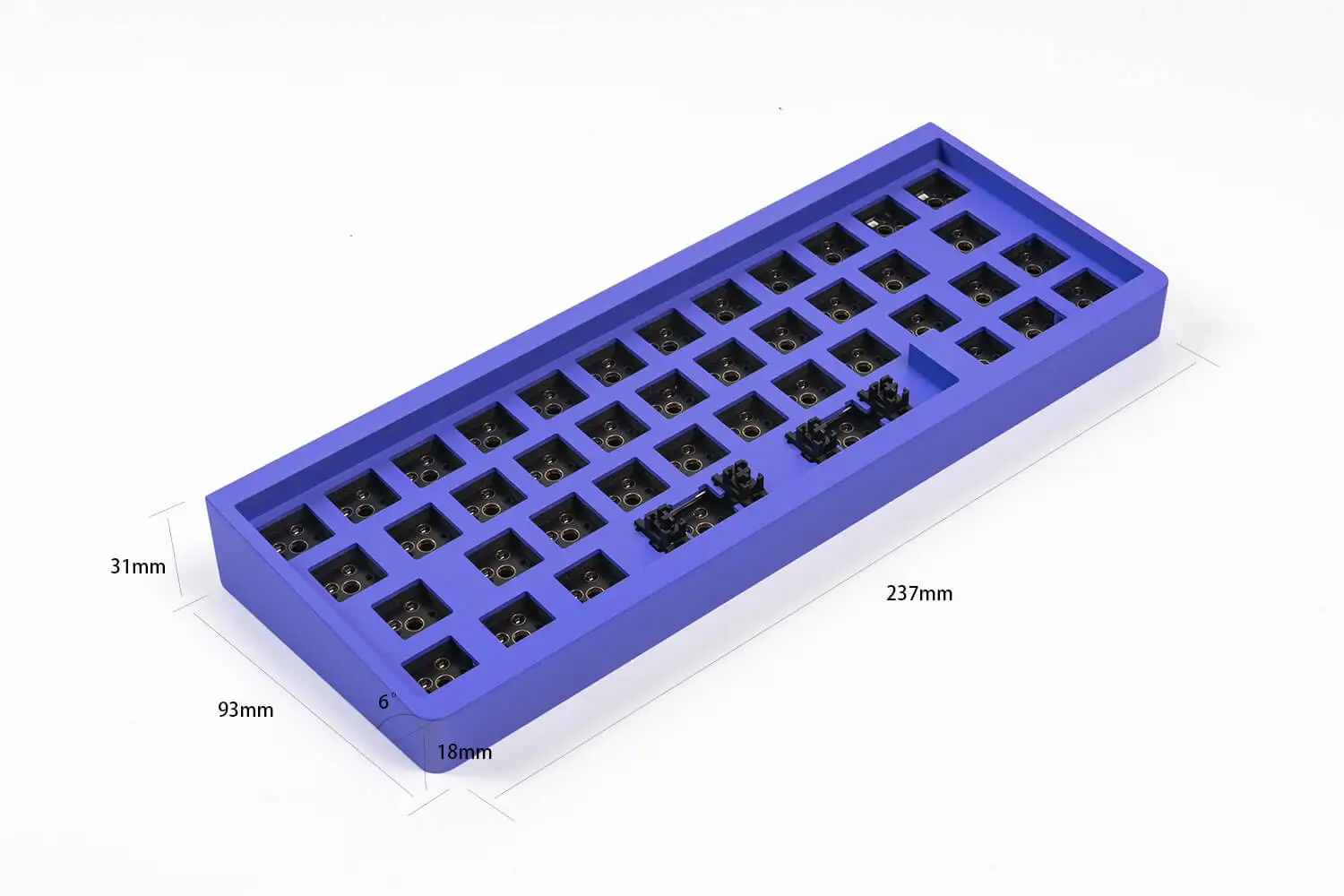 キーボード Idobao ID42 Idobao ID42 White Keyboard Pc Wired Keyboard Mini Mechanical