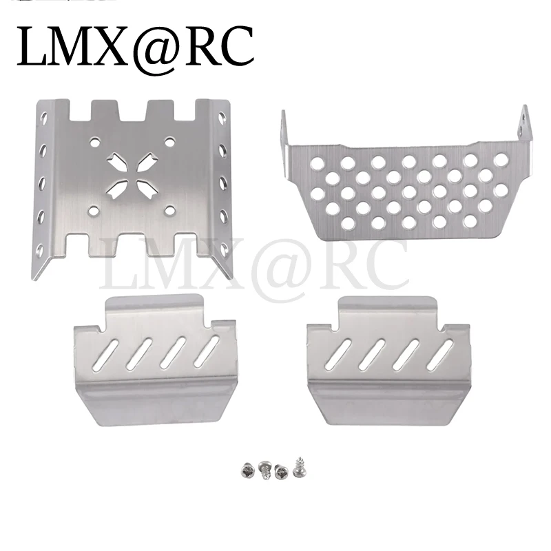 Metal Chassis Armor Axle Protector Plate for YiKong YK4082 YK4102 YK4103 Absima Sherpa 1/8 1/10 RC Crawler Car Upgrade Parts