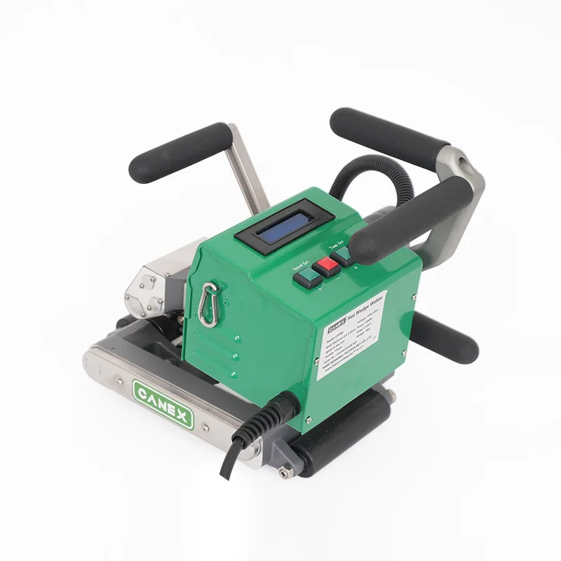 

CX500S 0.8-3MM Geomembrane Welding Machine 1800W Pond Liner 220V Hot Wedge Welder Equipo Para Soldar