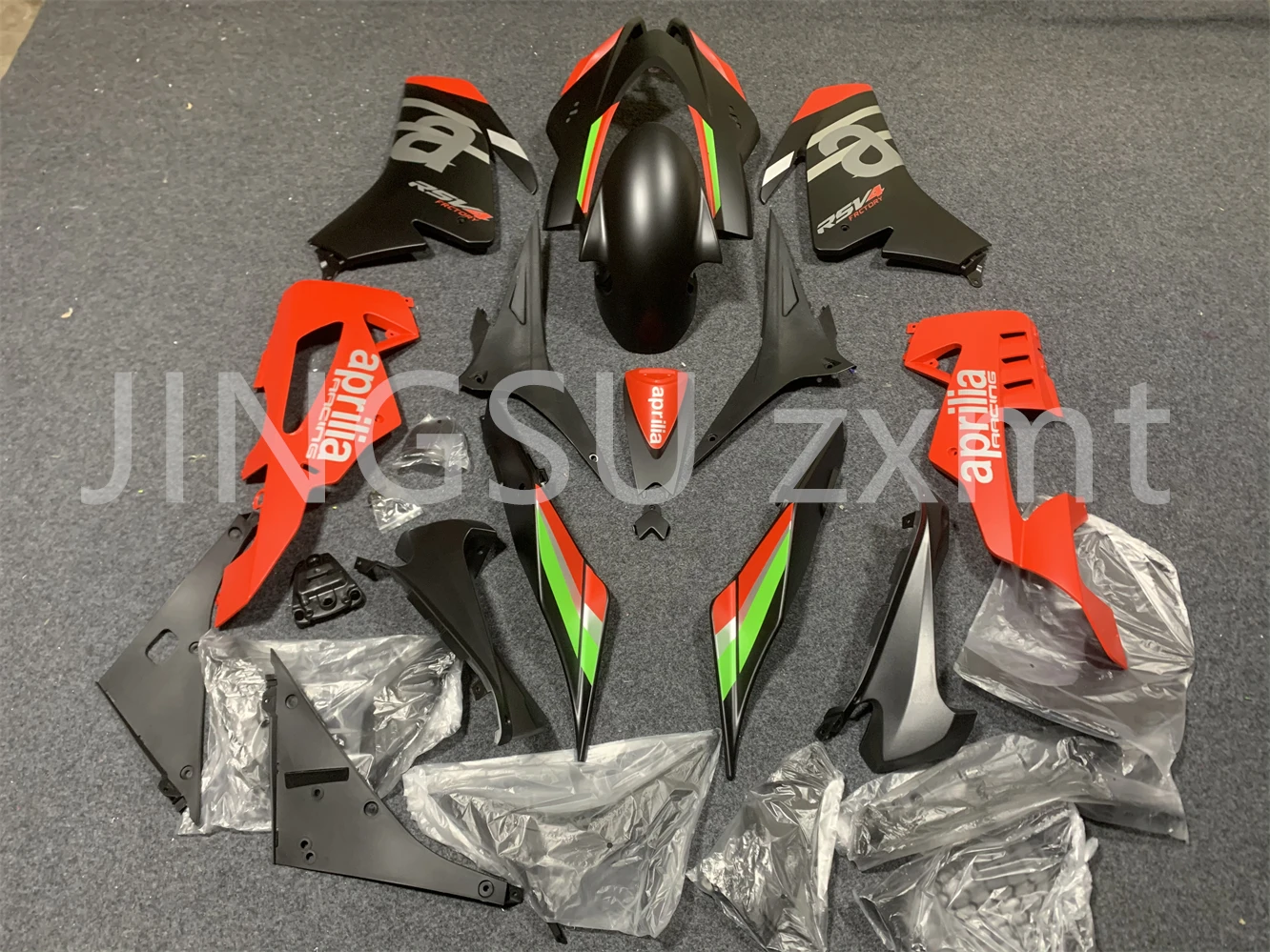 New ABS Whole Motorcycle Fairings Kit Fit For Aprilia RSV4 1000 2016 2017 2018 2019 16 17 18 19 Bodywork Set Custom Red Matte