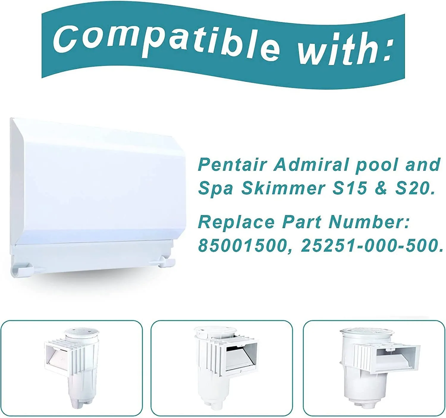 For Pentair 85001500 Skimmer Replacement Baffle Pool Flap Door Accessories S 20