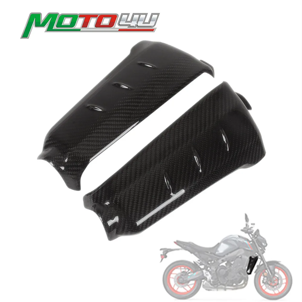 For YAMAHA MT-09 MT09 FZ09 Mt 09 2021 2022 2023 Carbon Fiber Radiator Guard Water Tank Protection cowling Side Water Tank Guard