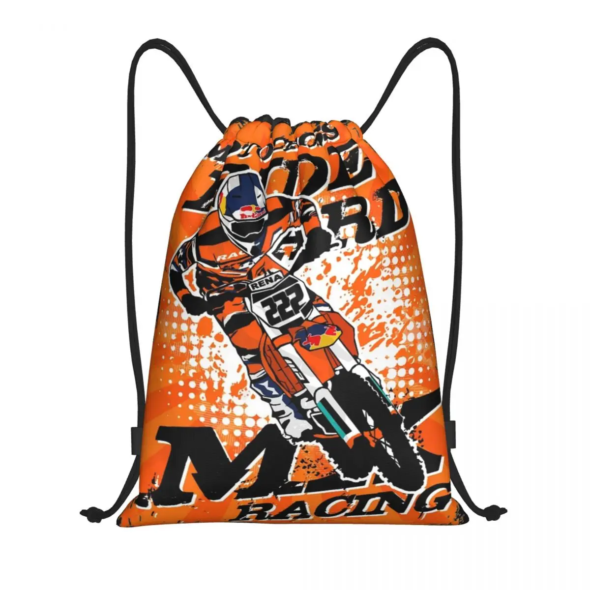 MotoCross Endflats Moto Ready to Race Sac à dos, Proximité Wstring, Sacs de basket-ball, Sac de sport, Moto BitadorBike, Life String Sackpack