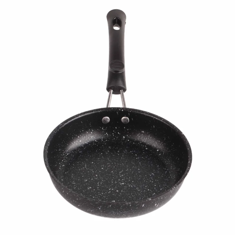 

Frying Pan Stainless Steel Ergonomic Handle Fast Even Conduction Antistick Cooking Skillet For Bacon Steak Onion 7.1in