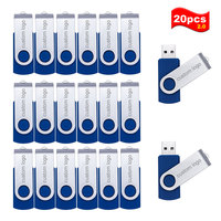 20pcs/lot metal usb flash drive 32GB pendrive 128GB 64GB waterproof pen drive 16GB 8GB 4GB flash usb 2.0 stick key Custom logo