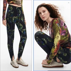 Commercio estero originale singolo spagnolo nuovo piede elastico che dimagrisce leggings yoga