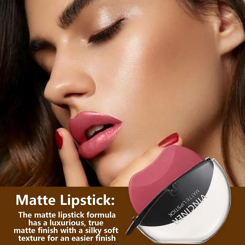 Fluwelen Matte Lippenstift Luie Lippenstift Meisjes Waterdichte, Langdurige Antiaanbakbeker Lipgloss Make-Up Cosmetica