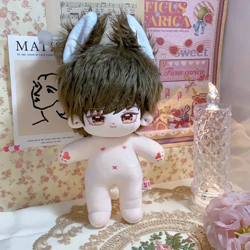 20 سنتيمتر لعبة EVOLxLOVE Gavin Kawaii تأثيري لينة القطن دمية الجسم مع آذان أنيمي تغيير دعوى بلوشي دمى أشكال الكرتون المشجعين هدية