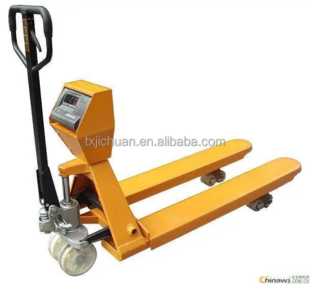 Hydraulic Hand Pallet Scale Manual Weighing Hand Pallet Truck Scales