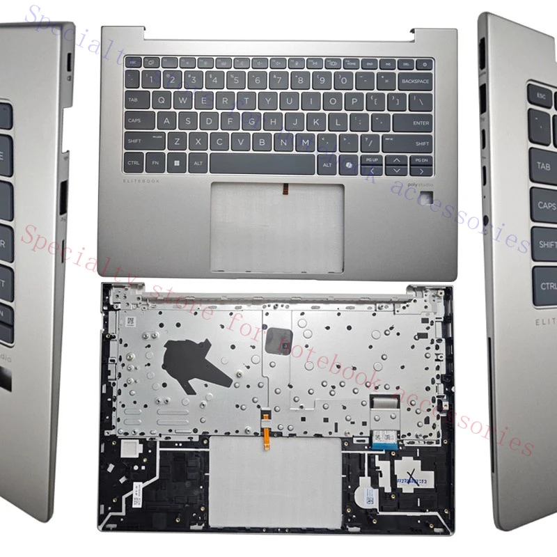 

A+ N97244-001 New Palmrest Upper Case US Backlit Keyboard FP for EliteBook 640 G11