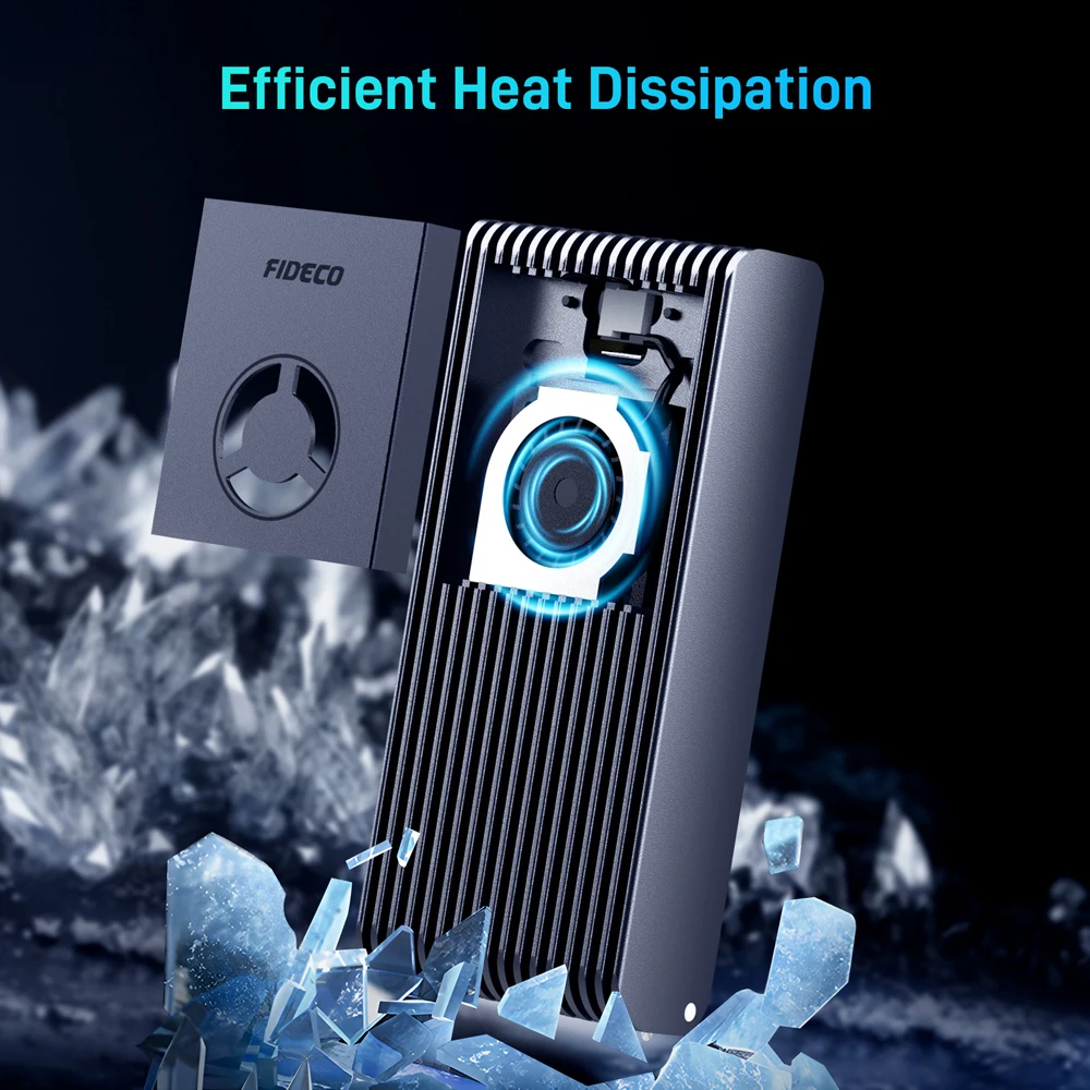 Алюминиевый корпус FIDECO для – обзор и цена 8Tb M2 Nvme Ssd
