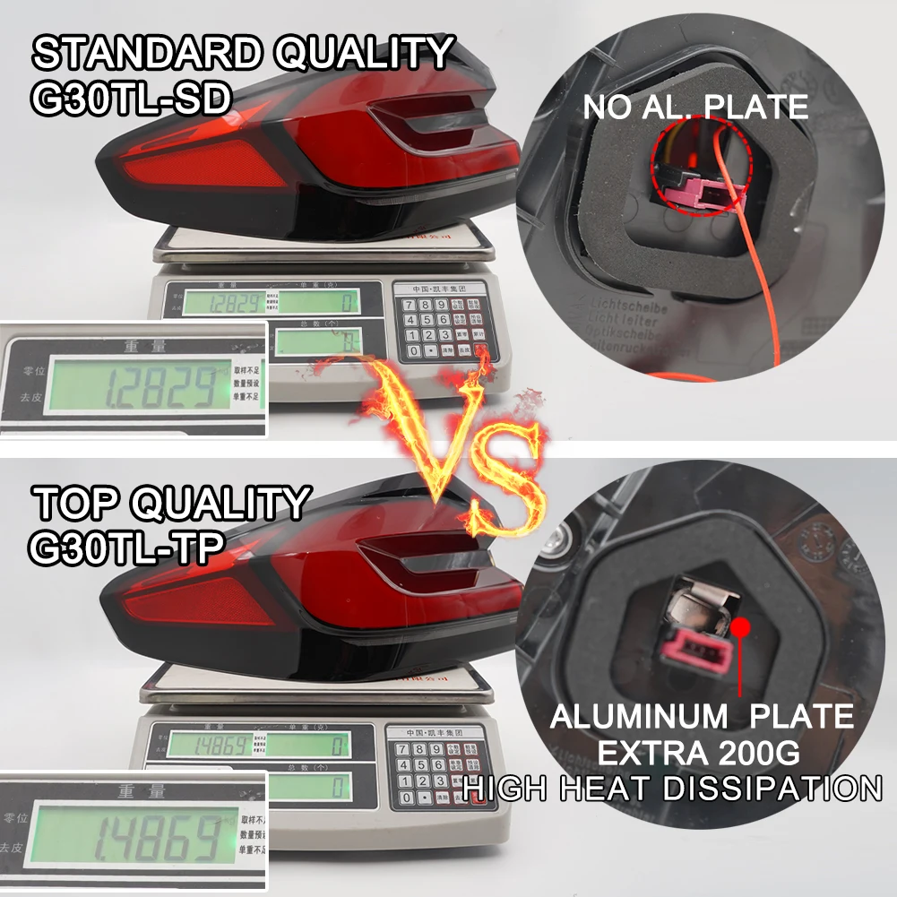New High Quality G38 G30 Taillight Assembly 17-20 Year Upgrade to 21 Model LED Taillamp for BMX 5 Series