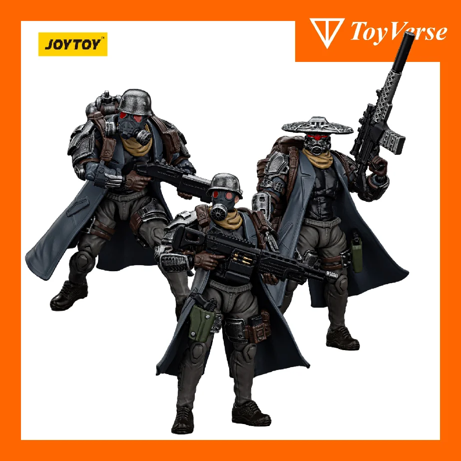 

[IN STOCK] JOYTOY 1/18 Action Figures Shadow Jaeger Squad Viper Jackal Raven 3PCS Anime Figure