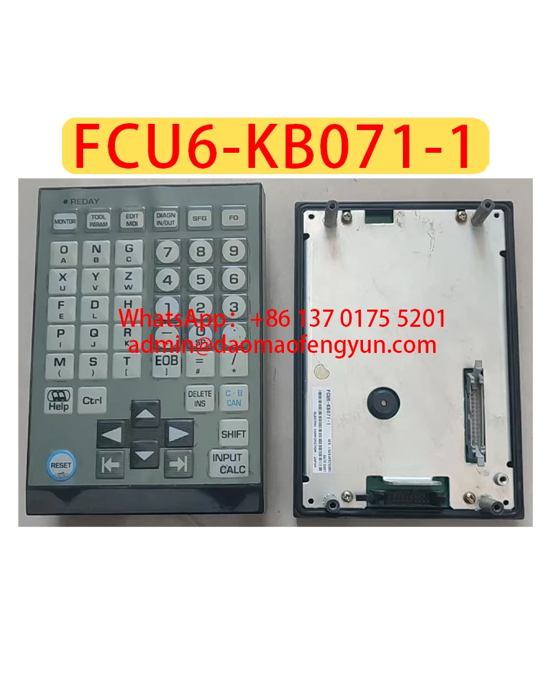 

FCU6-KB071-1 Used Gray Keypad CNC Keypad，FCU6 KB071 1，Fast shipping