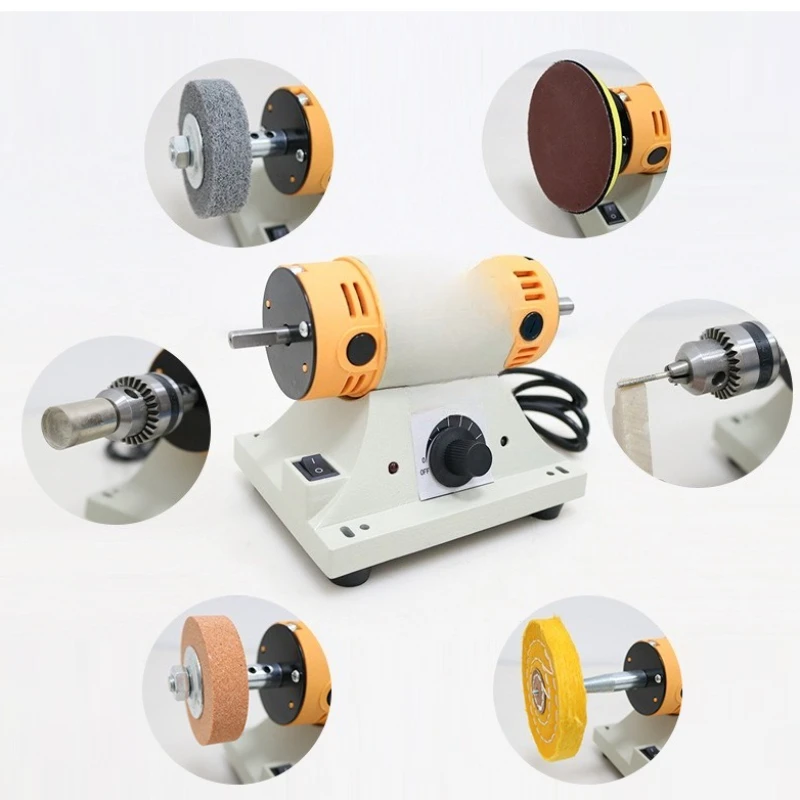 

Multifunctional table mill Small jade beeswax Woodworking cutting Engraving Polishing sander Electric grinding tools