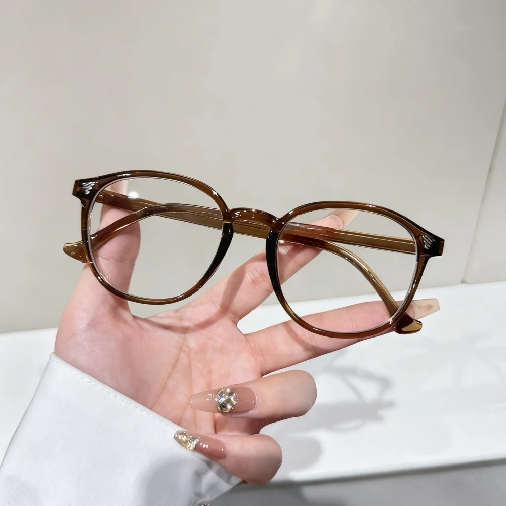 Women Reading Glasses Anti Blue Light Blocking Glasses Optical Spectacle Eyewear Trendy Ultra-light Light Flat Eyeglasses