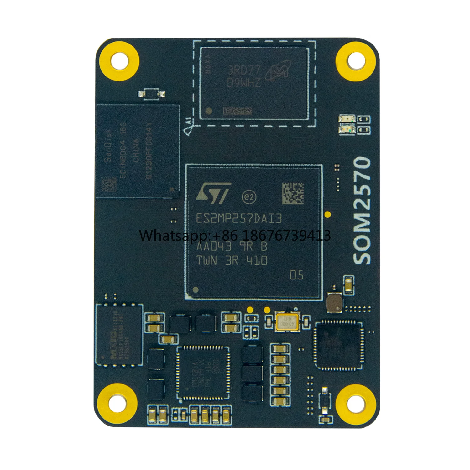 Industrial AI Grade Embedded Development Board System-on-module ST STM32MP257 SOM Module for IoT Automation SOM-2570 Linux OS