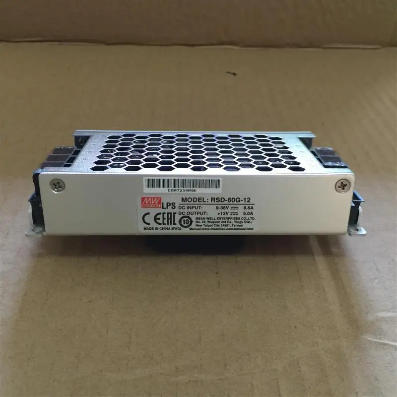 يعني حسنا RSD-60G-12 60W محول السكك الحديدية الموثوقة DC إلى DC ميانويل #6