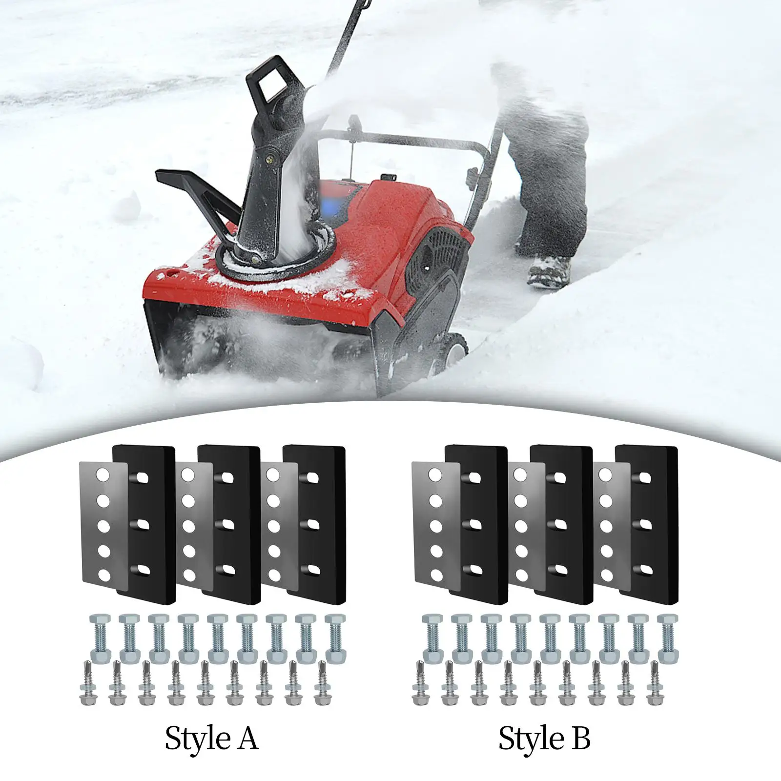 Snow Blower Impeller Modificação Kit Snow Throwing Machine Reajuste para Stage Machine Snow Thrower Substituir