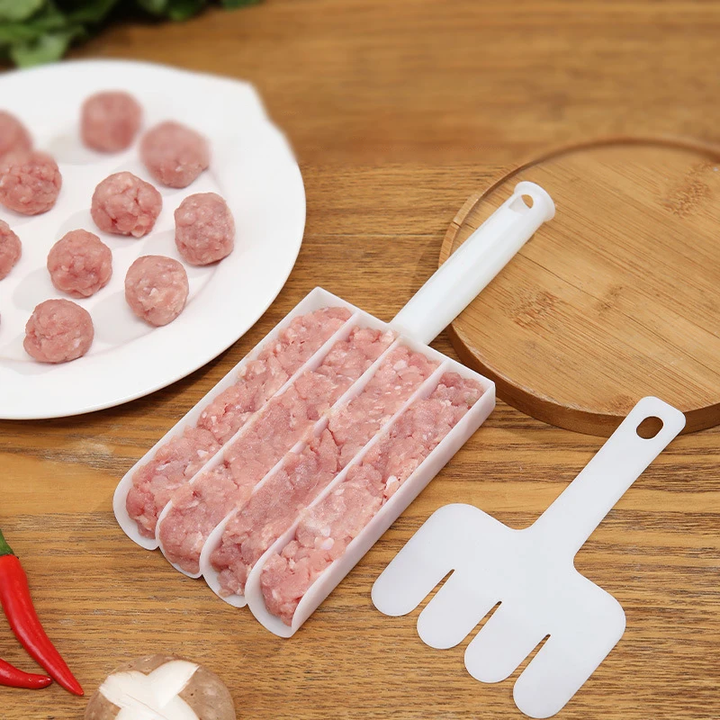 Kitchen Meatball Maker Set Fried Fish Beaf Meat Making Balls Mold Spoon Meat Tools Barbecue Hot Pot Bean Curd Kitchen Gadgets