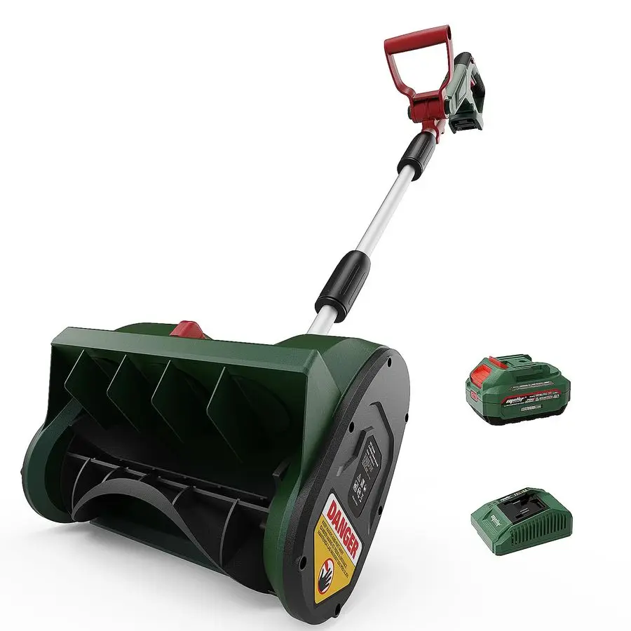 マキタ18Vバッテリー対応、12インチブラシレス除雪機、電動除雪機、調整可能なフロントハンドルとデフレーター付き