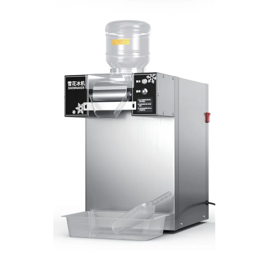 Commercial Stainless Steel Table Top Snow Make Flake Ice Machine Bingsu Snow Ice Machine