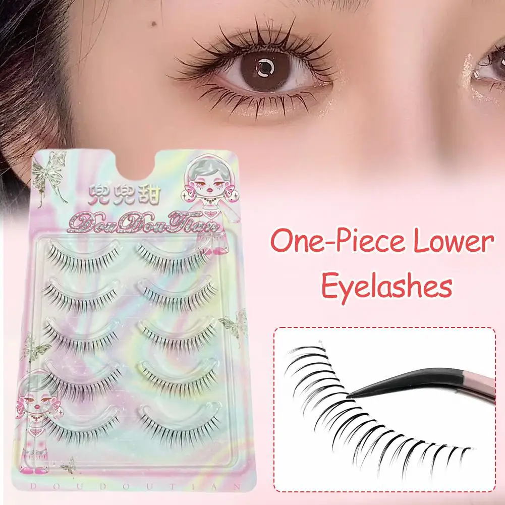 Bande coréenne faux cils naturel en forme de U Manga faux cils coréen idole fille groupe Extension de cils outils de maquillage