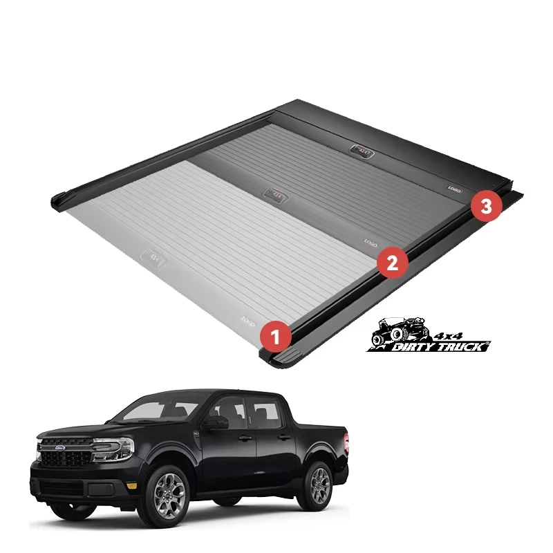 

Чехол DirtyTruck 4x4 с ручным управлением для грузовика Ute Cover 2022, чехол для Ford Maverick Tonneau для Ford Maverick