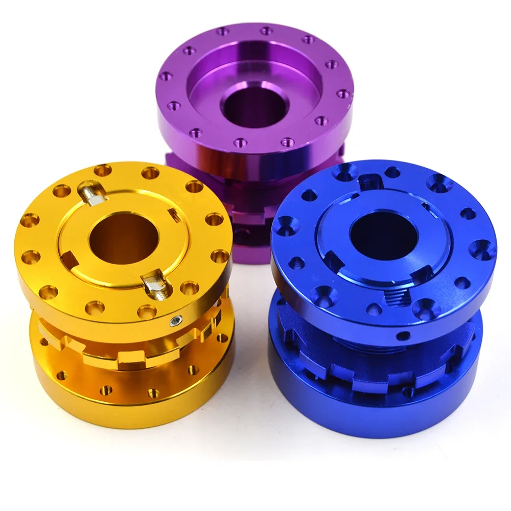 Aluminum Steering Wheel Hub Adapter off Boss Kit 40mm-70mm Adjustable Steering Wheel Spacer For All Car