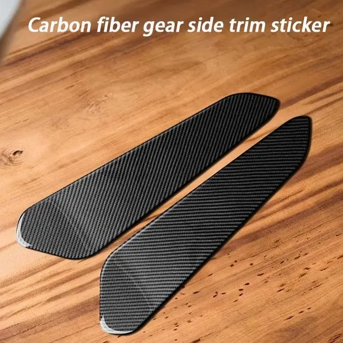 

Carbon Fiber Interior Car Stickers For Porsche Macan 2014-2024 Center Control Audio Speaker Cover Decoration Accessories Parts