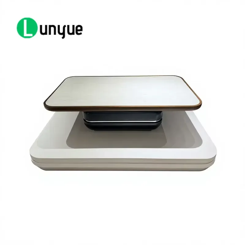 Modern Large Coffee Table 150cm Brown MDF Rectangular Center Table for Living Room Home Decoration Furniture Wholesale