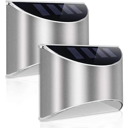 1 Pack Solar Fence Light Solar Garden Light Outdoor Solar Wall Light Solar Deck Light Waterproof For Garden Patio Yard Decor