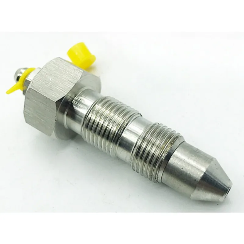 Figzero 1pc Alloy Stainless Steel Track Tensioning Oil Cylinder Chain Nozzle For CAT 200B 320B C D