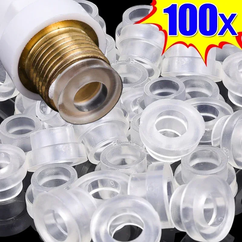 

10/20/50/100pcs Faucet Leak-proof Sealing Gaskets Universal Washer Thread Fitting Triangle Valve Free Tape Sealed Rings Washers