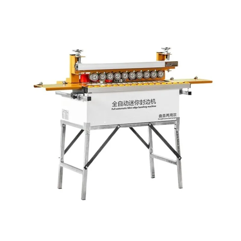 

WFS750 Automatic Mini Edge Banding Machine Woodworking Equipment for Straight Curved MDF Board Furniture
