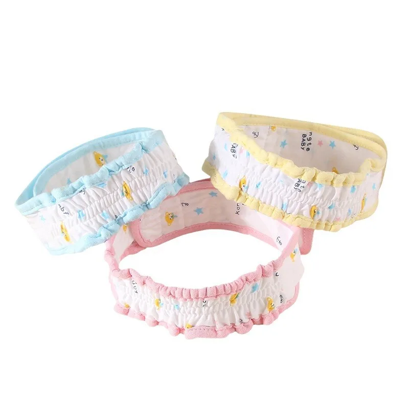 Newborn Cotton Diaper Belt  Cartoon Diaper Buckle  Diaper Fixing Belt  Adjustable Strap