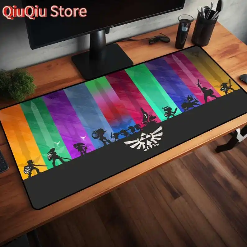 Legend of Zelda Mauspad: RGB Gaming Schreibtischunterlage, Hyrule Design