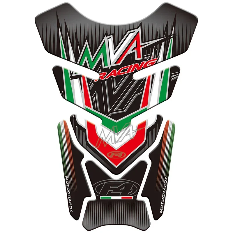 Motorcycle Tank Pad Protector Sticker Fish Bone Sticker For MV Agusta 750 1000 f4 MVA