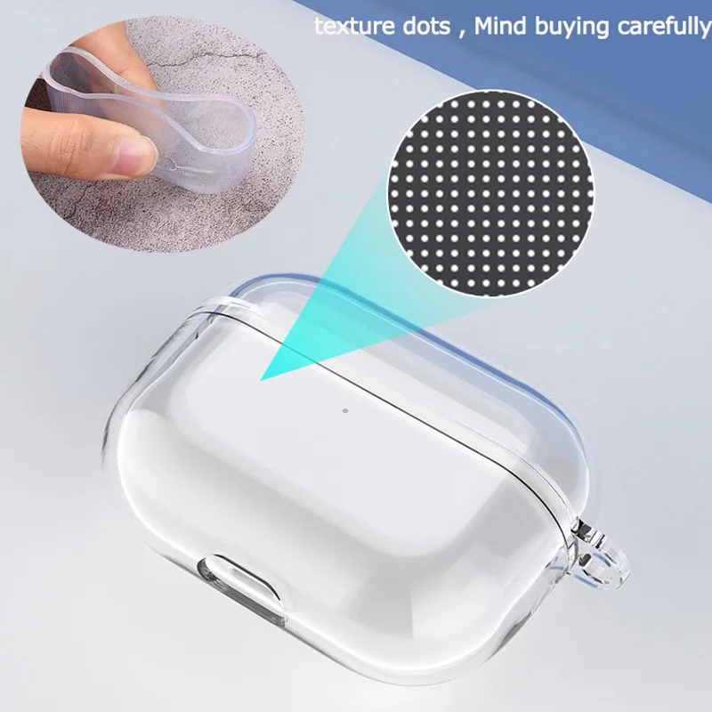 Casing Transparan untuk AirPods Pro 3 2025 Pro2 Airpods4 Casing Earphone TPU Transparan Anti-selip Anti-jatuh untuk Apple Airpods Pro2
