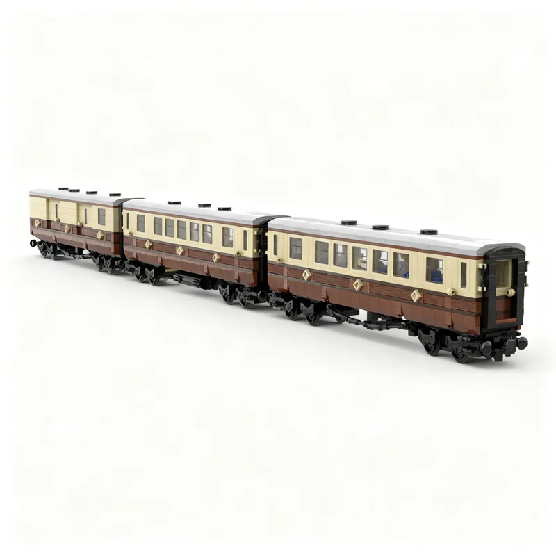 2130pcs MOC Train Emerald Night Carriages - Large Size Model Building Blocks Architecture Toy Christmas Gift DIY Brick Education