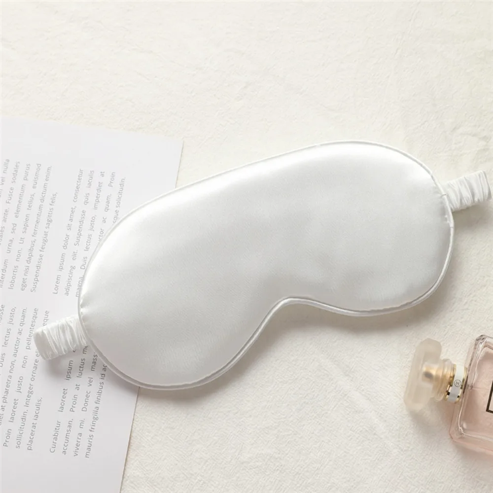 Polyester Sleep Mask Adjustable Strap Double Sided Total Blackout Eye Cover Multi-Color Sleep Shading Breathable Eye Mask